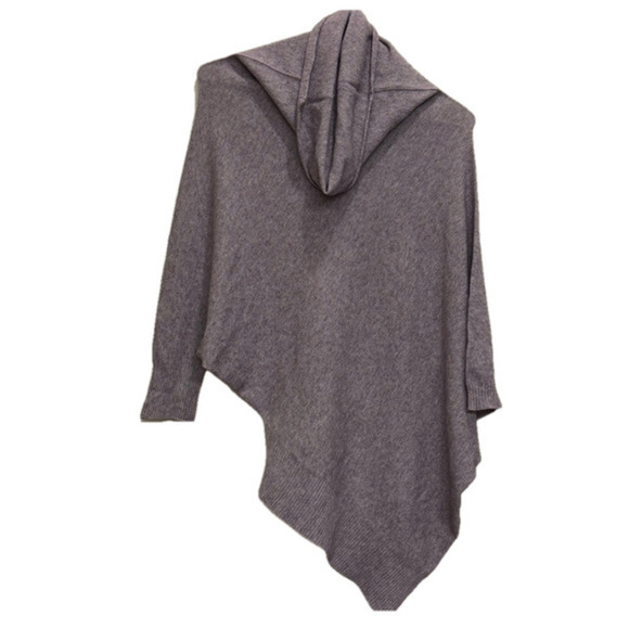 Vintage Purple Italian Turtleneck Asymmetrical Sweater - Picture 4 of 8